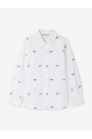 Boys Daho Shirt in Navy