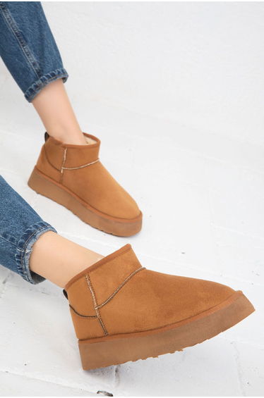 Tan Suede Women's Boots