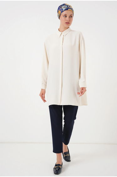 BDART Relaxed Fit Long Sleeve Button-Up Shirt