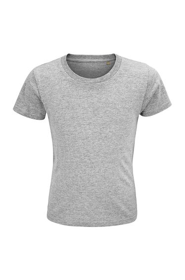 SOLS Childrens/Kids Crusader Marl Organic T-Shirt - Grey