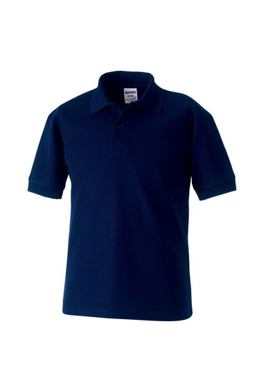 Jerzees Schoolgear Childrens 65/35 Pique Polo Shirt (Pack of 2) - French Navy