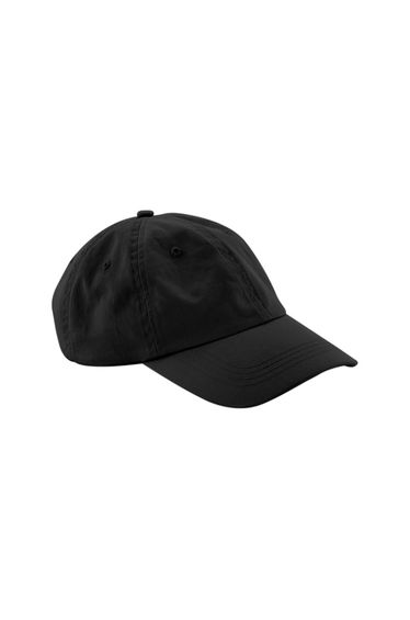Beechfield Unisex Adult 6 Panel Organic Cotton Baseball Cap - Black