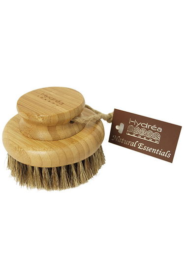 Hydréa London Round Bamboo Body Brush with Mane & Cactus Bristles (Me