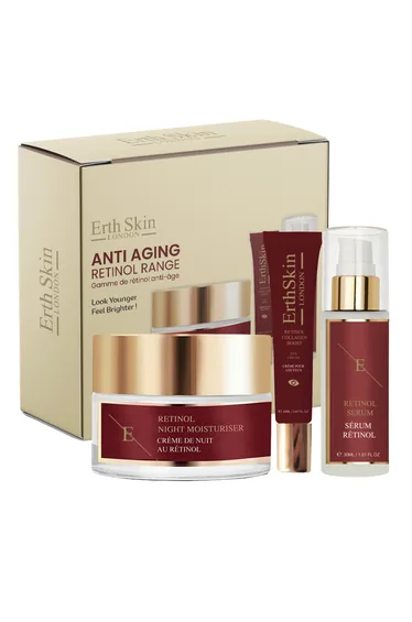 مجموعة العناية بالبشرة باللون الشفاف