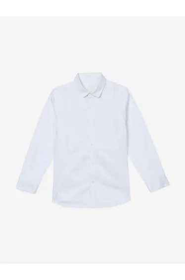 Maison Ava Boys Noel Shirt in White