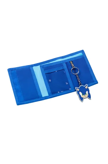 محفظة باللون الأزرق