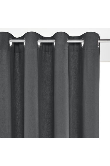 Taïma Linen/Cotton Single Curtain with Eyelets