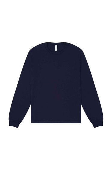 Bella + Canvas Adult Heavy Boxy Long-Sleeved T-Shirt - Navy