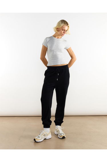Light Grey Marl Fitness Short Sleeve Top