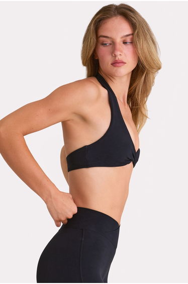 Soft Active Sports Bra in Black product thumbnail 3