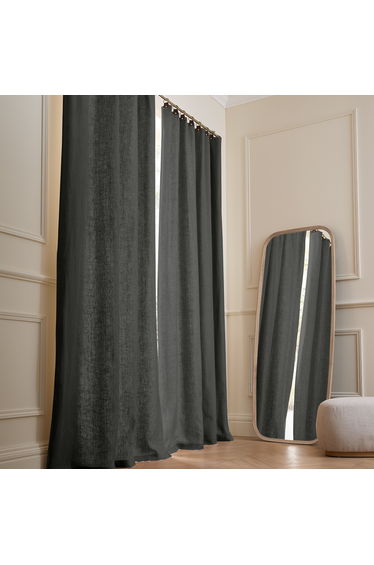 Private Lined 100% Washed Linen Curtain