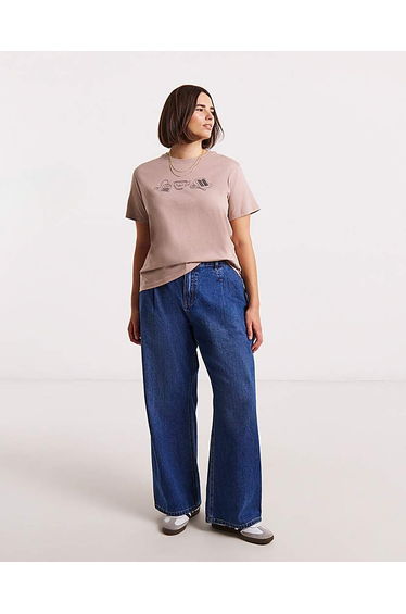 Embroidered Tea T-Shirt