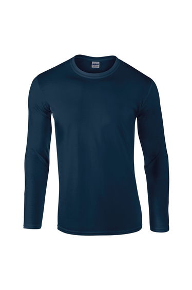 Gildan Adult Softstyle Long-Sleeved T-Shirt - Fan Deep Royal
