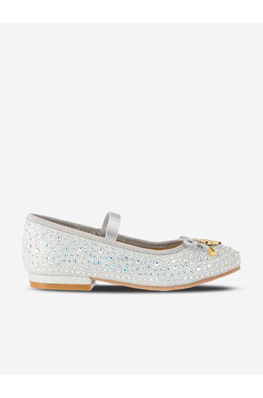 Angels Face Girls Maya Crystal Shoes in Silver