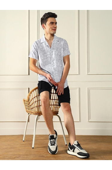 Paisley Print Short Sleeve Shirt