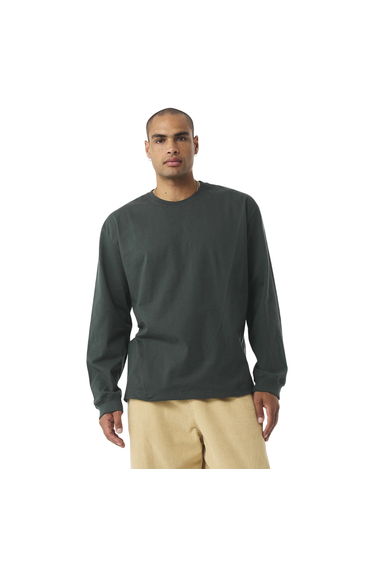 Bella + Canvas Adult Heavyweight Boxy Long-Sleeved T-Shirt - Forest