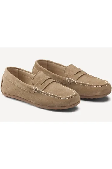 Kids Suede Loafers
