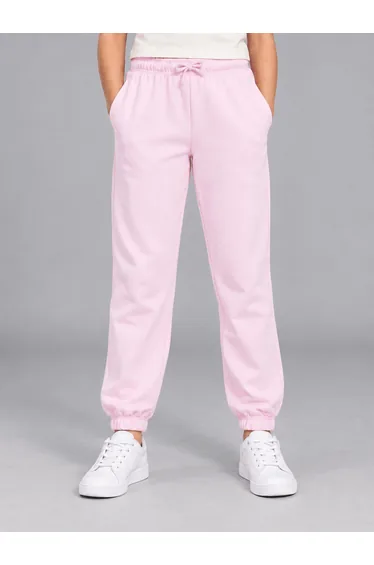 Childsplay Girls Cotton Joggers in Pink