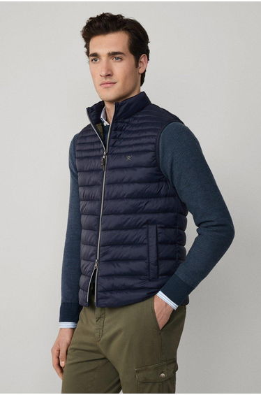 Ultra Light Weight Gilet Blue