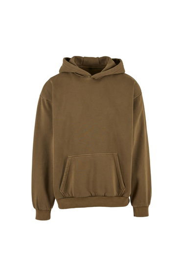 Build Your Brand Mens Vintage Heavyweight Hoodie