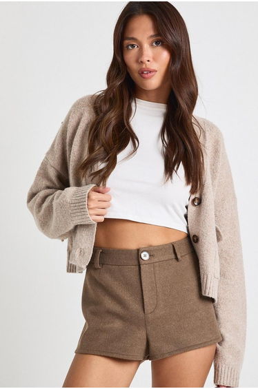 Wool Look Short