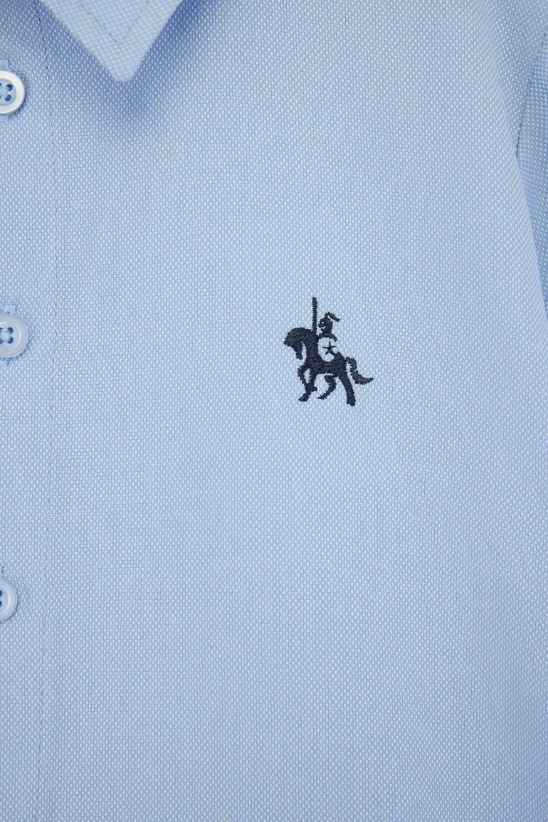 Light Blue Short Shirt - 2