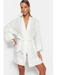 Kimono & Caftan - White - Relaxed fit - 1