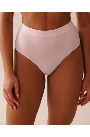 Seamless Fabric High Waist Bikini Panty
