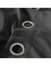 Private Lined Pre-Washed Linen Curtain with Eyelets - 4