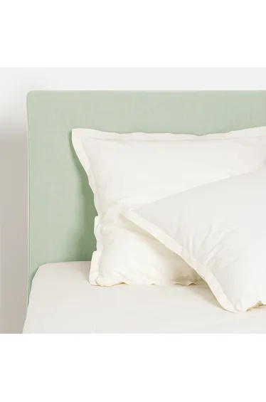 غطاء راسية سرير قطن بقصة مستقيمة