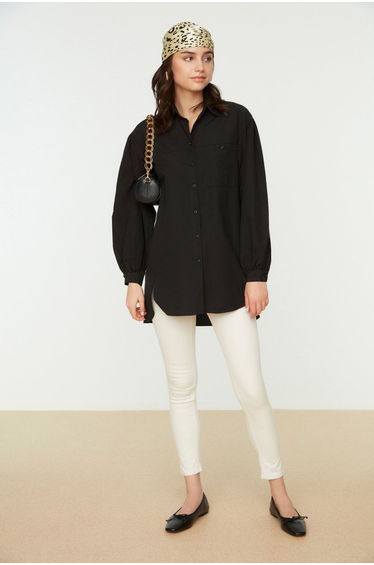 Shirt - Black - Relaxed fit