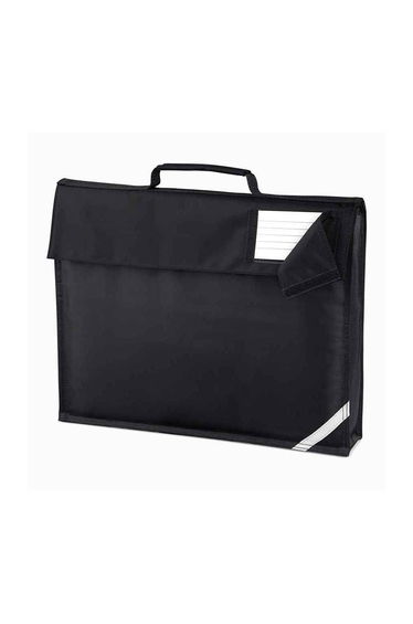 Quadra Childrens/Kids Reflective Book Bag - Black