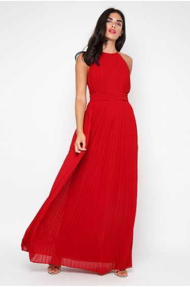 TFNC Serene Winter Wine Maxi Dress