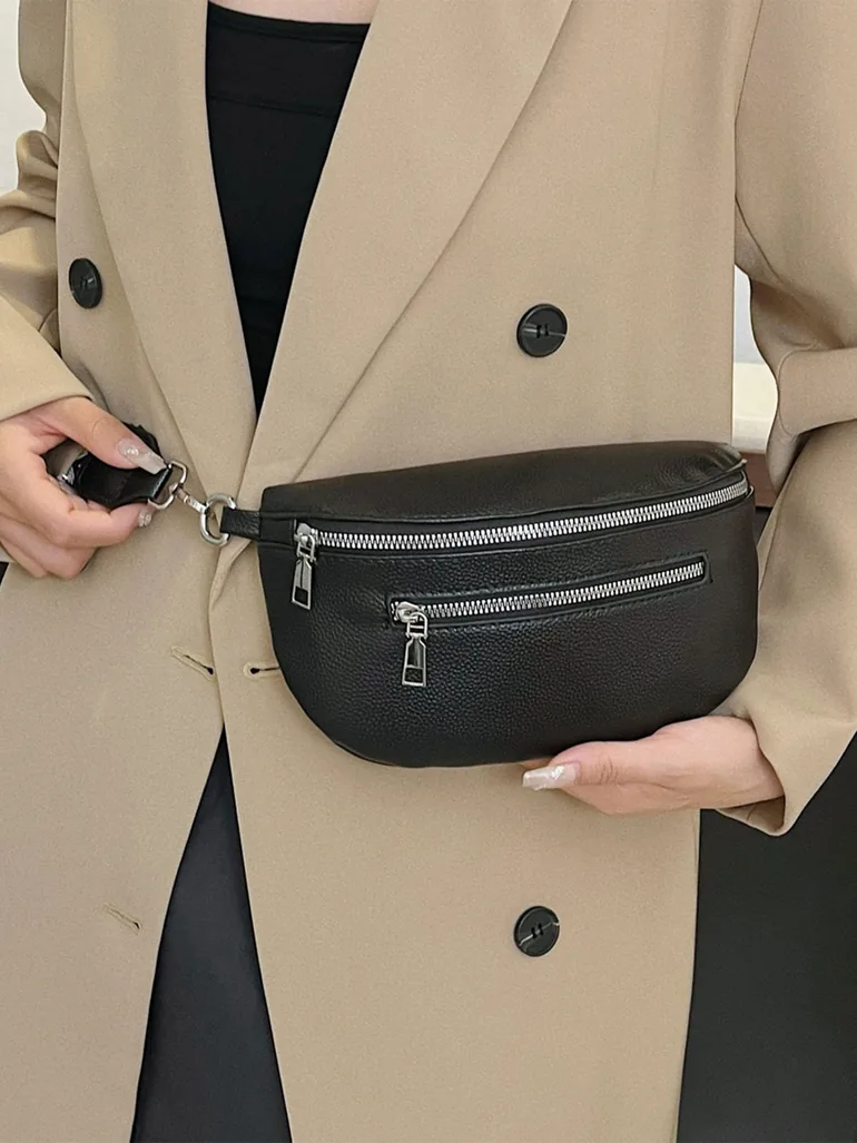 حقيبة كروس تيك تو باللون الأسود - 4