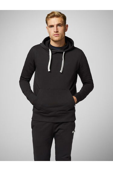 Regular Fit Basic Hoodie with Kangaroo Pocket