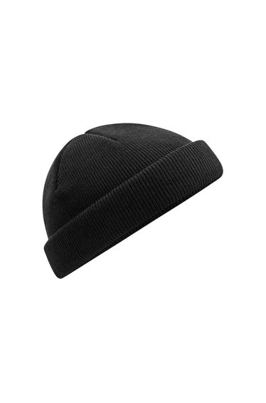 Beechfield Fisherman Mini Recycled Beanie - Black