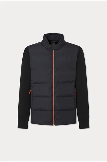 Hackett Sport Piste Large Baffle Hybrid Jacket Black