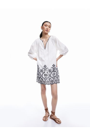 Ethnic Patterned Dress