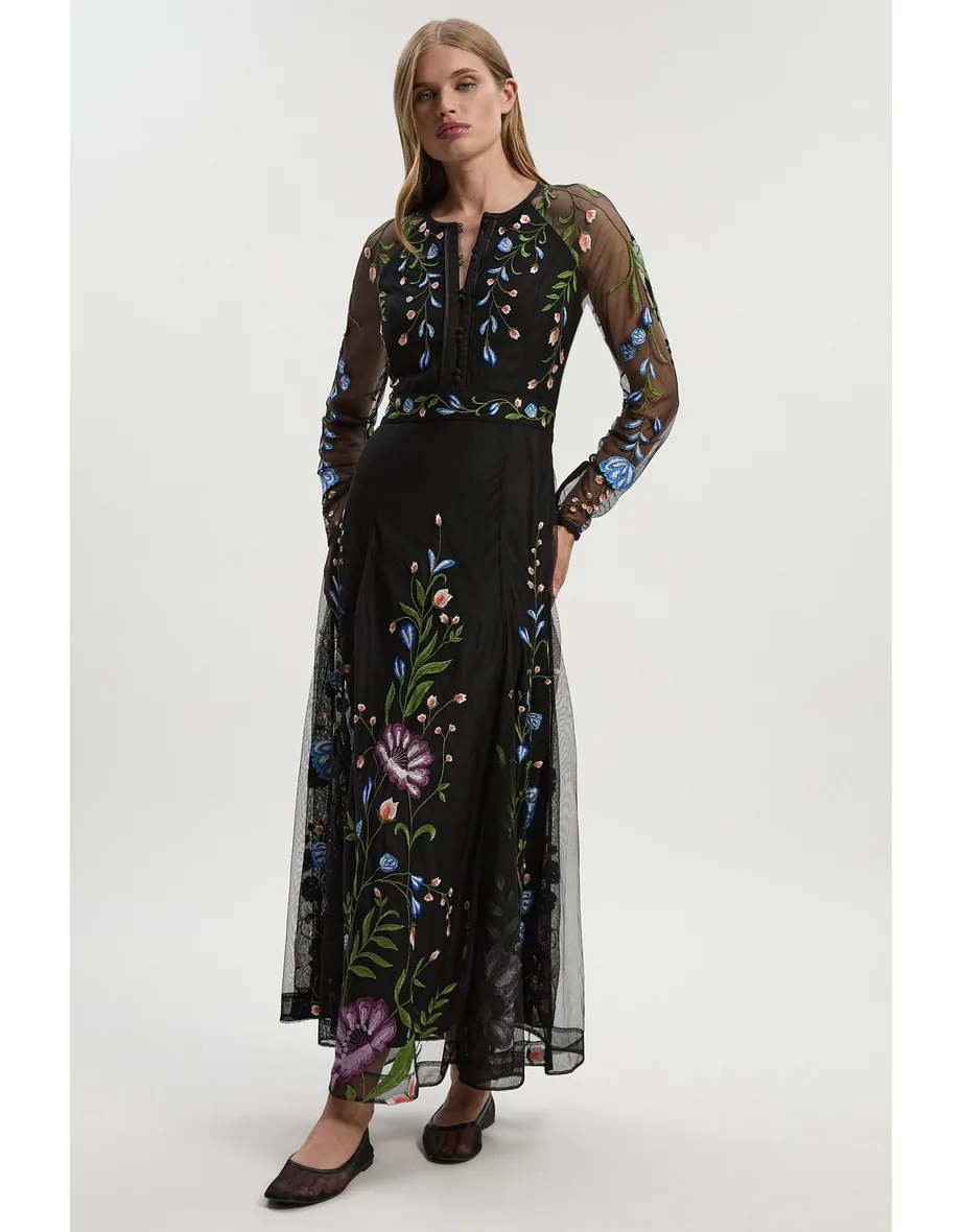 lace embroidered dress karen millen Carson Dress main image 1
