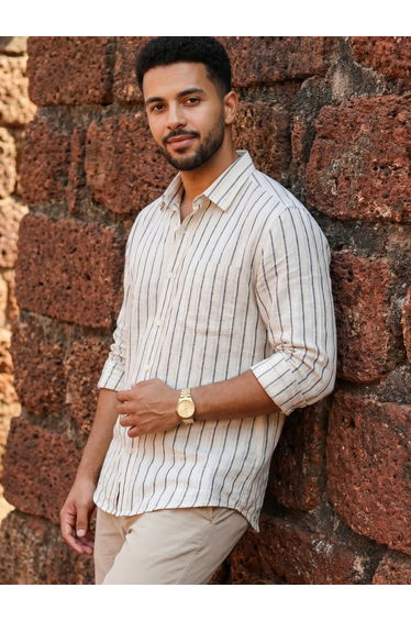 Men Comfort Striped Casual Shirt
