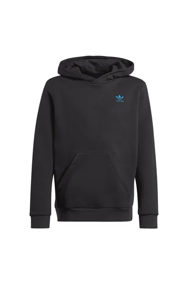 Boy's adidas Originals Junior Logo Hoodie in Black