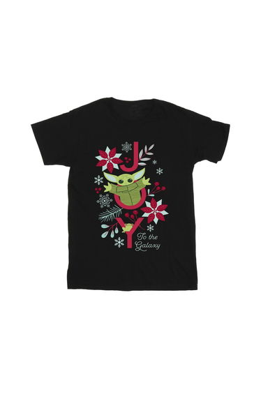 Star Wars Mandalorian Boys Cotton T-Shirt - Black