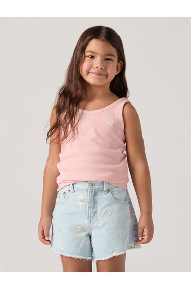 Levi's Girls Meet and Greet Ribbed Tank Top in Pink