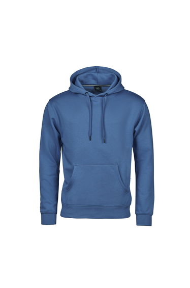 Tee Jays Mens Hooded Cotton Blend Sweatshirt - Ocean Blue