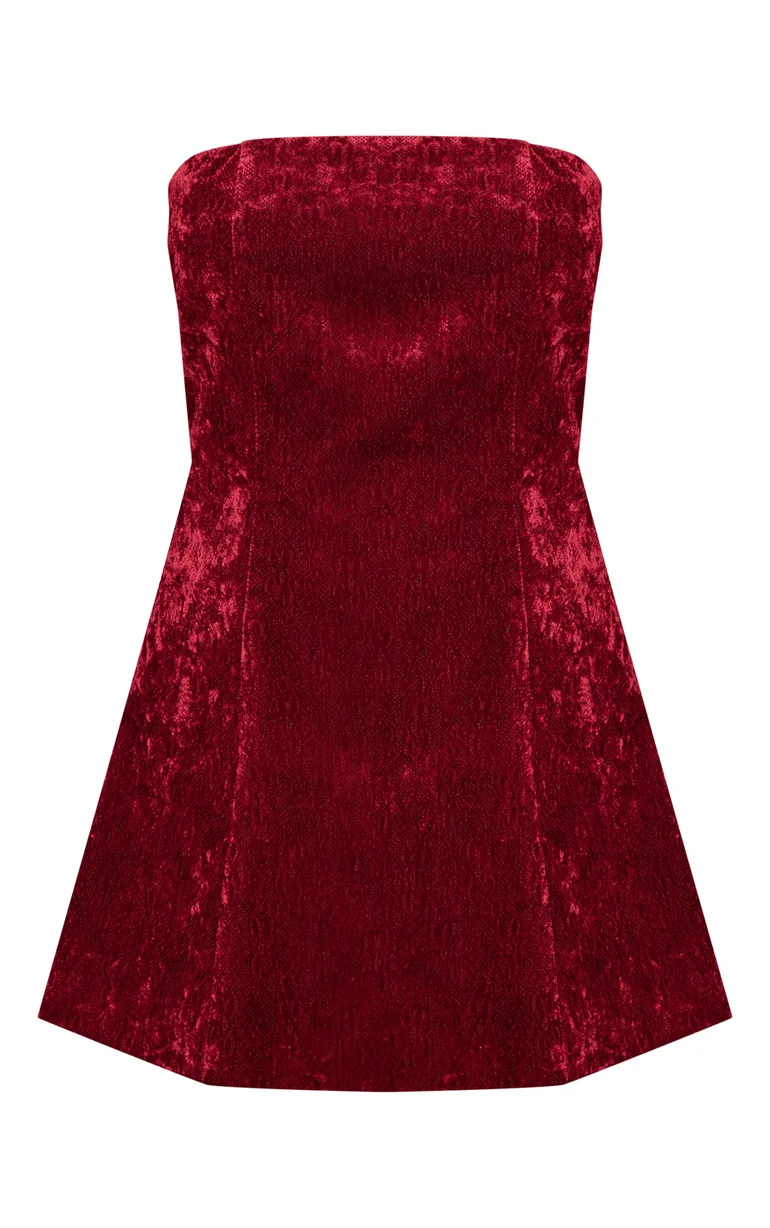 bandeau a line mini dress NOVA