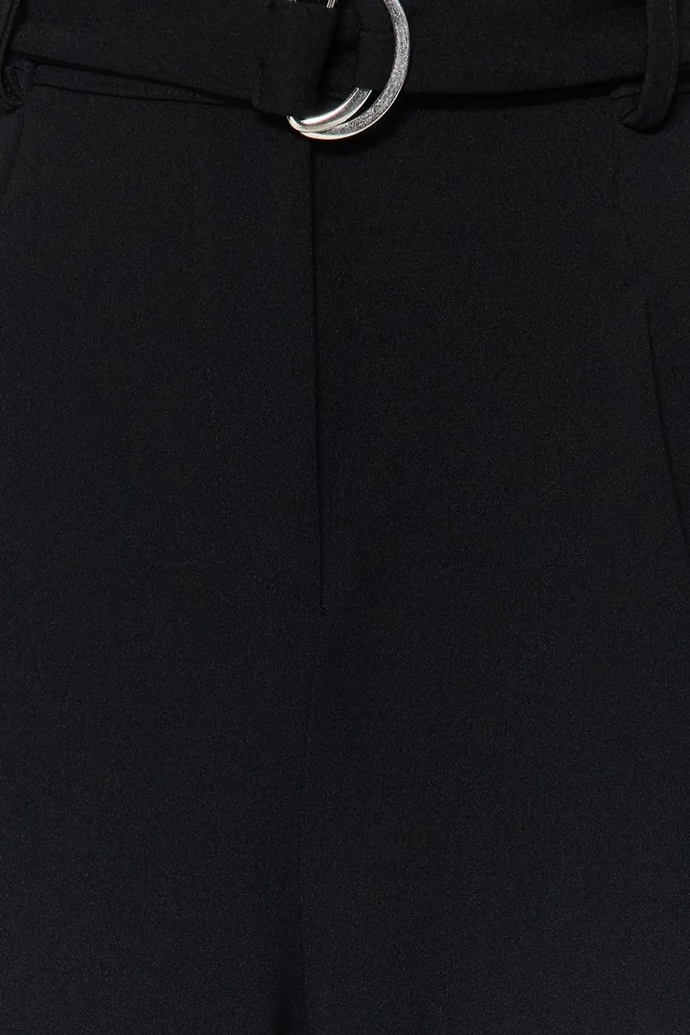 Pants - Black - Wide leg - 3
