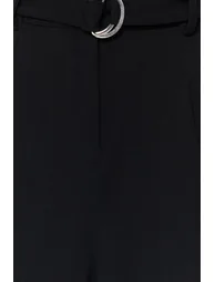 Pants - Black - Wide leg - 3