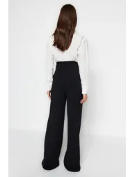 Pants - Black - Wide leg - 4