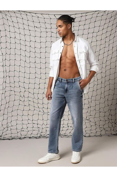 Mid Rise Regular Fit Faded Jeans