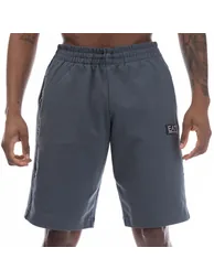 Men's Emporio Armani EA7 Logo Tape Shorts in Blue